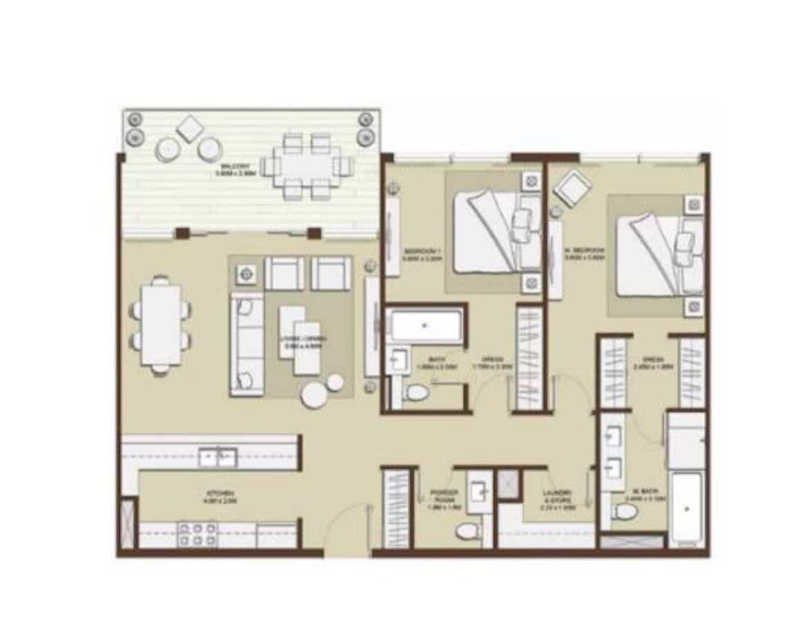 2 Bedroom Unit at Mullbery, Dubai Hills Estate OFF PLAN