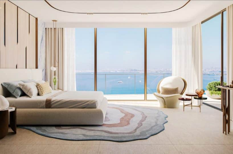 master bedroom with sea view