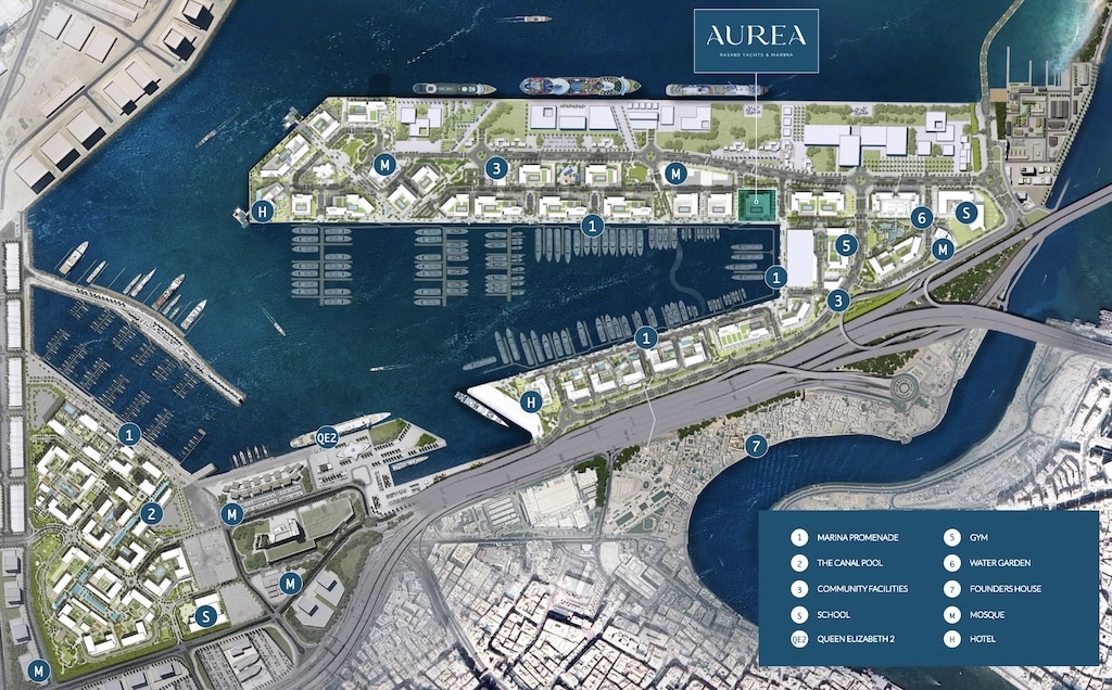 Aurea-by-emaar-location-map