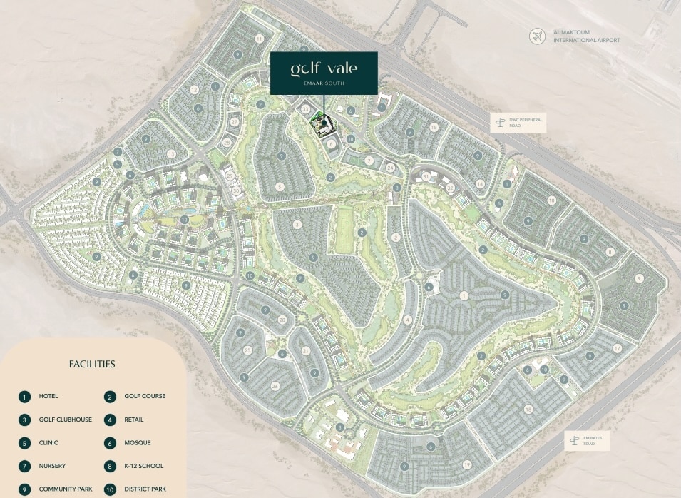 Golf-Vale-Location-Map